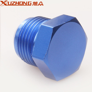 Xuzhong ถังน้ำมันเชื้อเพลิงอลูมิเนียมปลั๊ก AN4 AN6 AN8 AN10 AN12สีฟ้าสำหรับการปรับเปลี่ยนรถ - Product Image 3