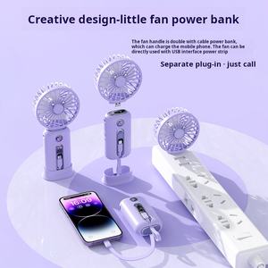 2-en-1 <span class=keywords><strong>powerbank</strong></span> 10000mAh portátil ventilador de mano banco de energía - Product Image 3