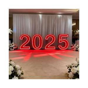 Lettres lumineuses LED de 4 pieds, lettres géantes lumineuses, lettres lumineuses LED de 4 pieds, décoration de mariage, événement, anniversaire, fournitures de fête - Product Image 2