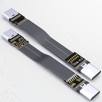 Cable de Extensión USB 3.2 Tipo-C Macho/Hembra ADT-Link, TPE 3A, Carga Rápida, Blindaje Trenzado Gen2x2 para Teléfonos Móviles y Computadoras