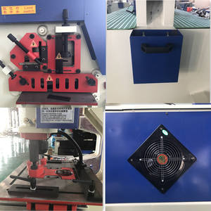 Punzonadora y cizalla hidráulica combinada Herramienta para trabajadores de metal de hierro y acero - Product Image 5