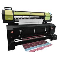 Imprimante textile numérique industrielle Disen 1.8m/2m à quatre têtes imprimante à sublimation grand format pour drapeau et bannière 1800K/2000K