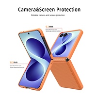 Étui de protection intégral antichute pour Z Flip8 Fold avec protection de l'objectif et charnière interne, motif animalier, revêtement PC par pulvérisation