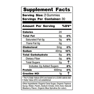 Créatine monohydratée, gommes à la <span class=keywords><strong>L</strong></span>-carnitine, gommes pré-entraînement - Product Image 3