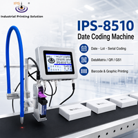 Impresora Industrial TIJ IPS-8510, Impresora de Inyección de Tinta en Línea, Ethernet RS232 USB, Máquina de Codificación de Inyección de Tinta Térmica para Embalaje