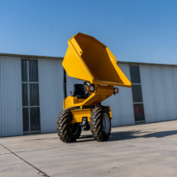 Angle de rotation maximal 260 ° Rotation Mini Dumper Roue en caoutchouc hydraulique Dumper Béton Dumper