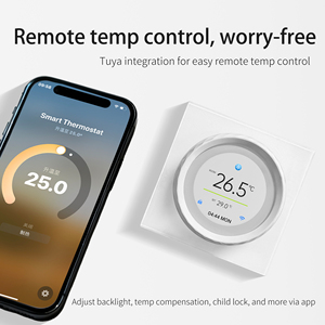 <span class=keywords><strong>Thermostat</strong></span> intelligent VRF VRV Becasmart BVRF-L002-ZB avec prise en charge UL et personnalisation du logo, écran 1,6 pouce, installation facile, Zigbee, économie d'énergie - Product Image 3
