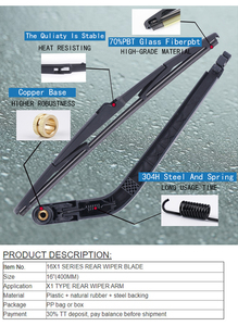 LKK OE calidad Venta caliente JIS D5710 GMEA1270 ROHS diseño de limpiaparabrisas brazo trasero, limpiaparabrisas trasero para TOYOTA 4RUNNER - Product Image 4