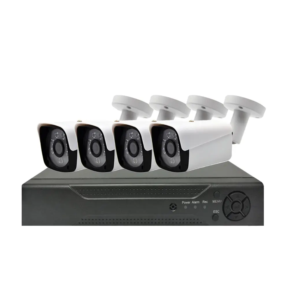 Завод 1080 8MP 5MP 2MP 4CH набор безопасности 4K AHD DVR комплект камеры видеонаблюдения 4-канальная система камер видеонаблюдения