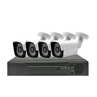 Pabrik Luar Ruangan 1080 8MP 5MP 2MP 4CH Set Keamanan 4K AHD DVR Kit Kamera Video Pengawasan 4 Saluran CCTV Sistem Kamera Keamanan