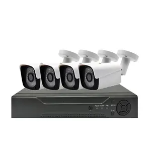 Sistema de cámaras de seguridad CCTV para exteriores, Kit de videovigilancia de 4 canales, 4K, AHD, DVR, 1080 MP, 5MP, 2MP, 4 canales, de fábrica