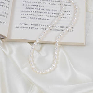 Natural de água doce pérolas soltas Arroz em forma de pérolas Teardrop-shaped jóias frisadas High Luster e Flawless - Product Image 5