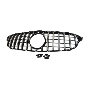 Autoteil für Mercedes-Benz C180 Coupé W205 (2018) – Kühlergrill im GTR-Stil mit Chrom und Kameraloch - Product Image 1