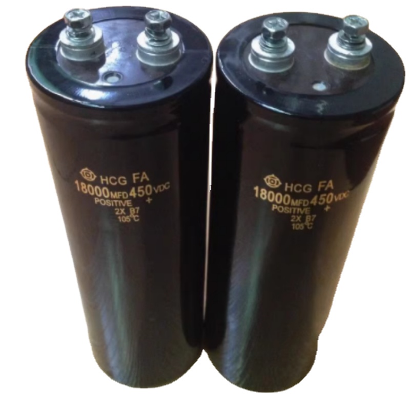 Japan Hitachi aluminum electrolytic large capacitor HCG 450V