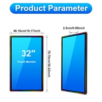 Monitor de Pantalla Táctil LCD Capacitiva de 32 Pulgadas al por Mayor