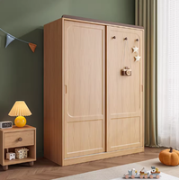 Moderner Kinderkleiderschrank mit Schiebetüren - Großer Aufbewahrungsschrank für Kleine Räume Schlafzimmer Wohnmöbel