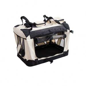 Jaula Plegable y Transpirable para Mascotas, Perros y Gatos, Impermeable, Enrollable, con Ventana, Bolsa de Viaje Suave para Mascotas, Logotipo Personalizado - Product Image 1