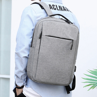 Sac à Dos d'Affaires Grande Capacité pour Homme, de Voyage et Scolaire pour Étudiant, Personnalisable avec Logo, et Port USB pour Ordinateur Portable