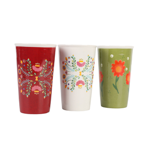 Mignon couple tasse à café tasse créative étudiant bureau tasse de voyage en céramique avec couvercle - Product Image 3