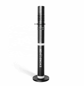 Chicha électronique de luxe de 37 pouces en aluminium - avec LED, pipe à eau moderne en métal pour bar et lounge - Product Image 1