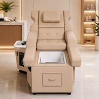 Multifunktionales Elektrisches Spa-Bett mit Fußtherapie und Shampoo-Station für Professionelle Schönheitssalon-Nutzung