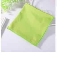Chiffon de nettoyage en microfibre de luxe écologique pour verre, carré, simple, pour cuisine, ménage et verres à vin, directement du fabricant