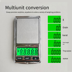 Mini Kỹ Thuật Số Túi Quy Mô 0.01G Công Cụ Đo Lổ Đồ Trang Sức Kim Cương Quy Mô Kép Vector Phạm Vi Cân Bằng Với Dây Buộc Trọng Vàng - Product Image 2