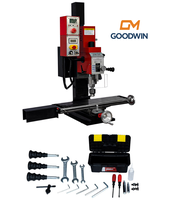 Machine de perçage et de fraisage CNC miniature de qualité industrielle à moteur sans balais haute précision 1250W, commande électronique à deux axes, table de travail X Y