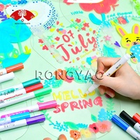 Kipas Tangan Mini Plastik Transparan Bulat Kosong DIY dengan Pola Logo Kustom untuk Acara Idol