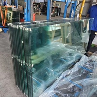 Panneau de verre trempé transparent solide de 12 mm conforme à la norme australienne AS/NZS pour les balustrades d'entrée et l'utilisation hôtelière