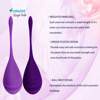 Système d'exercices de Kegel, ensemble de 3 balles de Kegel en silicone de qualité supérieure avec kit d'entraînement pour femmes