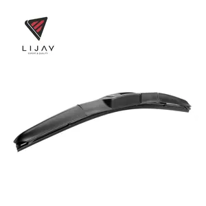 Limpiaparabrisas Delanteros Universales de Fábrica OEM, Estilo Híbrido Sin Marco, de Goma Natural, LIJAY 14"-28" - Product Image 1