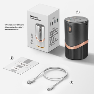 Compact 10/20ml Car Cup-Holder Diffuser with Type-C Cable for Small Vehicle Interiors Waterless Essential Oils Diffusers - Product Image 6