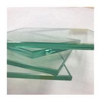 Panneaux de verre feuilleté architectural haute résistance, verre feuilleté trempé à revêtement Low-E pour mur-rideau extérieur