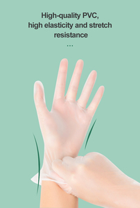 Grosir Cina Sarung tangan bening PVC sekali pakai transparan atas Superior dengan harga murah dan kualitas tinggi - Product Image 4