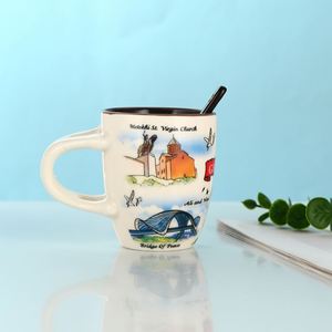 ผู้ผลิตแก้วเซรามิกเคลือบลายพิมพ์ ขายส่งแก้วกาแฟ แก้วเซรามิก แก้วกาแฟ แก้วชา - Product Image 2