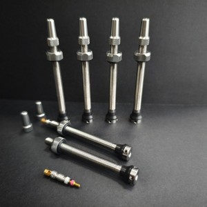 <span class=keywords><strong>Valve</strong></span> Presta <span class=keywords><strong>Tubeless</strong></span> en Alliage de Titane Légère Haute Résistance Anti-Corrosion <span class=keywords><strong>pour</strong></span> Jantes Carbone Vélo de Route <span class=keywords><strong>VTT</strong></span> Gravel - Product Image 3