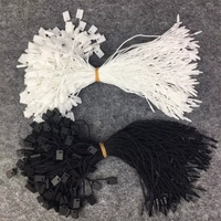 Étiquettes de vêtements personnalisées en cordon élastique, étiquettes d'expédition vierges en papier Manila, étiquettes de vêtements recyclables en papier kraft, sacs imprimés UV