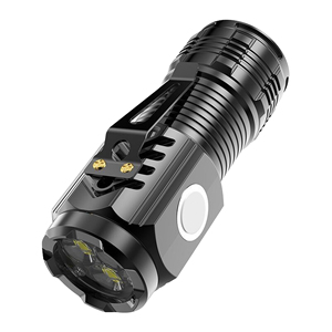 USB Rechargeable Portable LED Torch Light Mini Multifunctional Flashlight for Outdoor Camping Tactical Hunting-Promotional