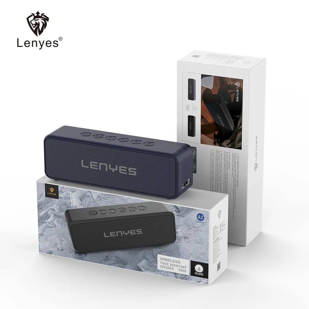 Lenyes Hot Sale S806ポータブル屋外ラウドスピークステレオスポーツIP67防水スピーカーサウンド機器/アンプ/スピーカー
