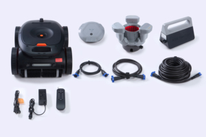 Robot de piscine automatique sans fil Addotron 3-en-1 pour nettoyage en profondeur des fonds, des parois et des surfaces, batterie 9000 mAh, garantie 2 ans, PRO 1 télécommande - Product Image 6