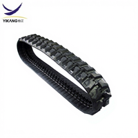 Pièces de train de roulement pour engins de chantier, excavateur sur chenilles, caoutchouc de chenille pour moteur, 230x48 300x53 320x86 350x52.5 450x100 600x100