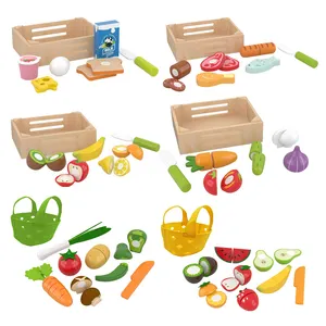 Pretend Play Preschool Kitchen Toys Wooden Toy Mini Barbecue Tools Pretend Play Cooking Toy For Kids Kitchen Play House Game To