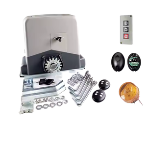 Ouvre-porte coulissant automatique moderne avec moteur AC, alarme lumineuse, Chisung CSPY-S12, en alliage d'aluminium, pour villas, garages, entrepôts, hôtels - Product Image 1