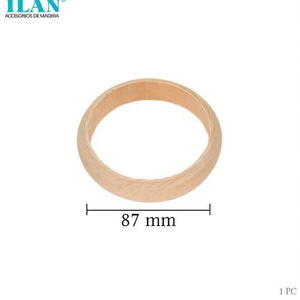 Anello in legno ILAN 87 mm per artigianato e progetti fai da te - Product Image 1