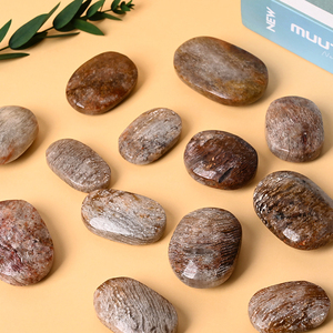 Piedras Preciosas de Cuarzo Natural al por Mayor, Cuarzo Pulido, Miles de Cristales de Cuarzo de Jardín, Piedras de Palma para Relajación Mental - Product Image 4