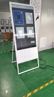 Superventas 55 pulgadas LCD reproductor de publicidad portátil fondo vacío LCD póster pantalla Monitor portátil para venta al por menor