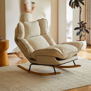 Fauteuils de salon, canapés, fauteuils à bascule, fauteuils relaxants et fauteuils inclinables pour adultes, meubles de chambre à coucher et d'allaitement en métal, style nordique moderne de luxe - Product Image 2