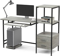 Bureau d'étude moderne pour adolescents Table d'ordinateur minimaliste Mobilier commercial Bureau avec tiroir