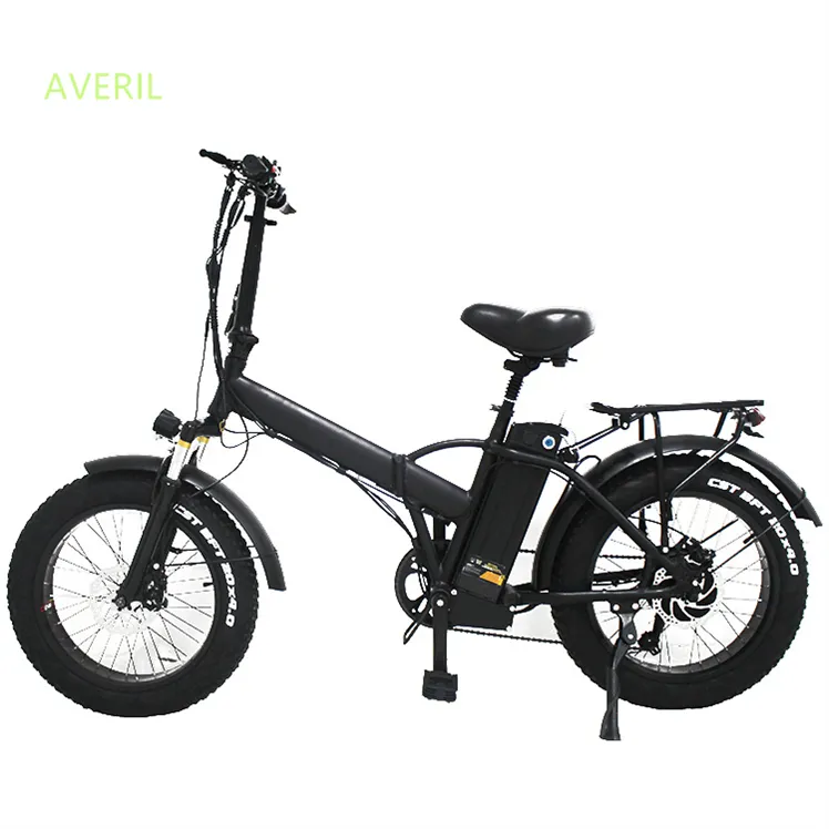 EU Warehouse Stock Electric Bikes Bicycles,Fat Tire Folding E Bicycle,Lithium Battery Electric Snow bike China Electric Bicycle